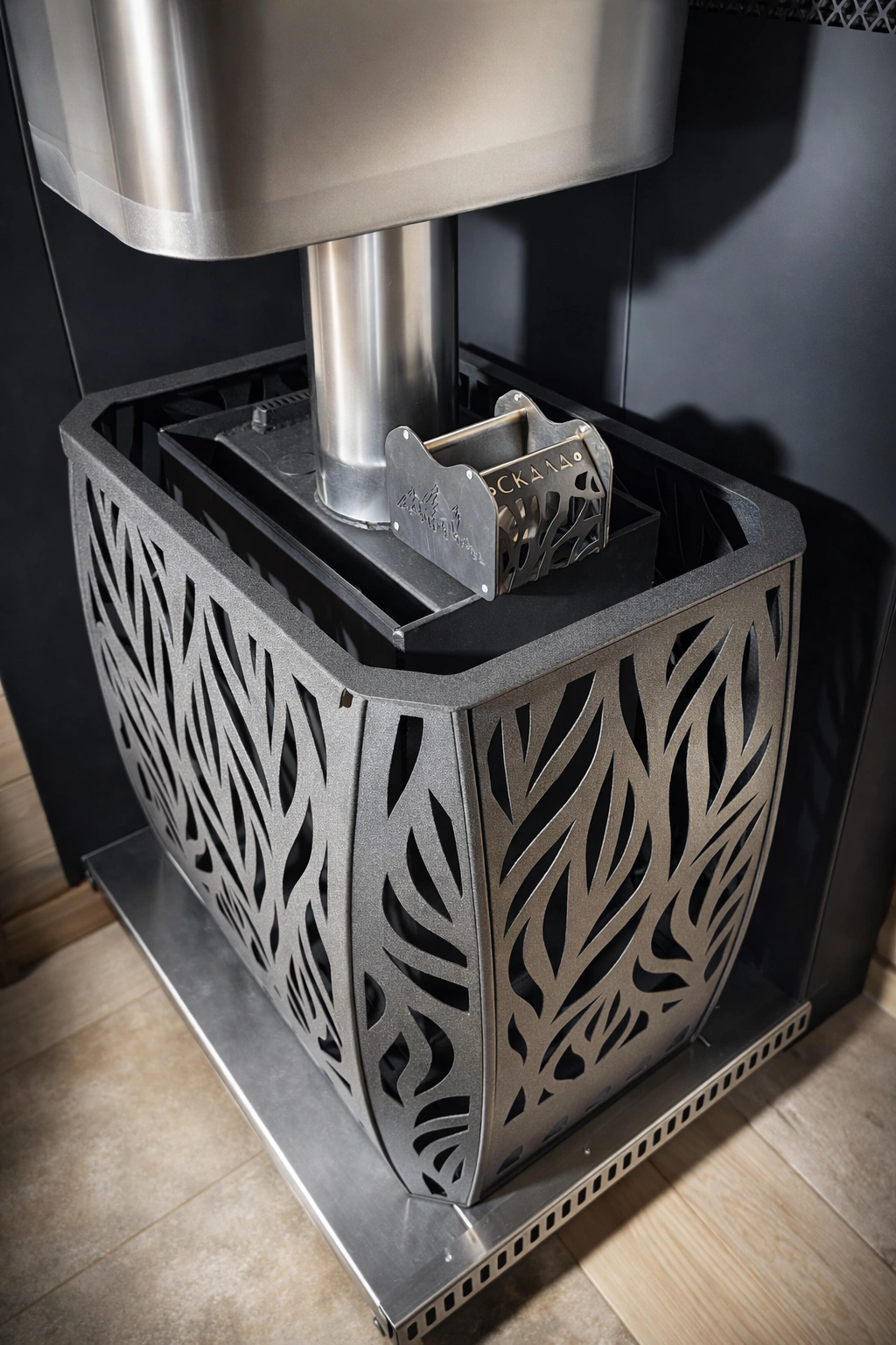 Дровяная печь для бани Скала 12Т - Теплодар